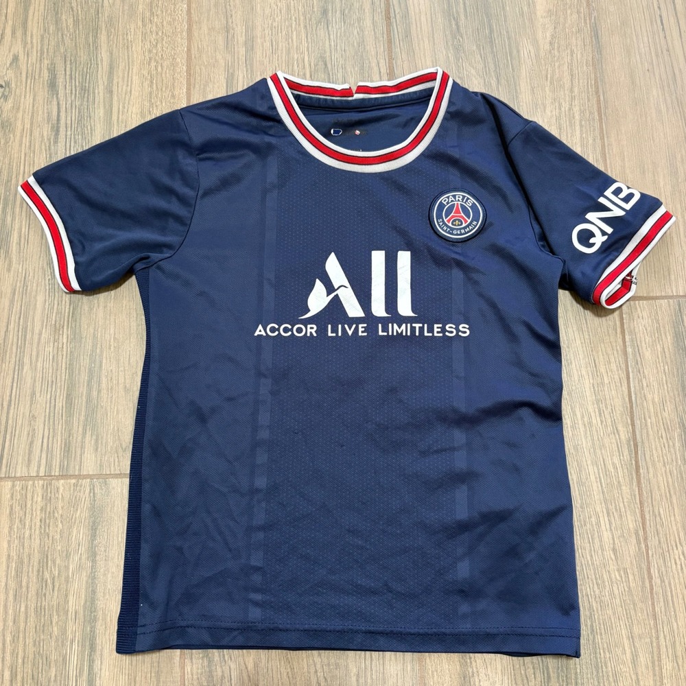 Paris Saint-Germain Youth Small Soccer Jersey #10 Neymar Jr